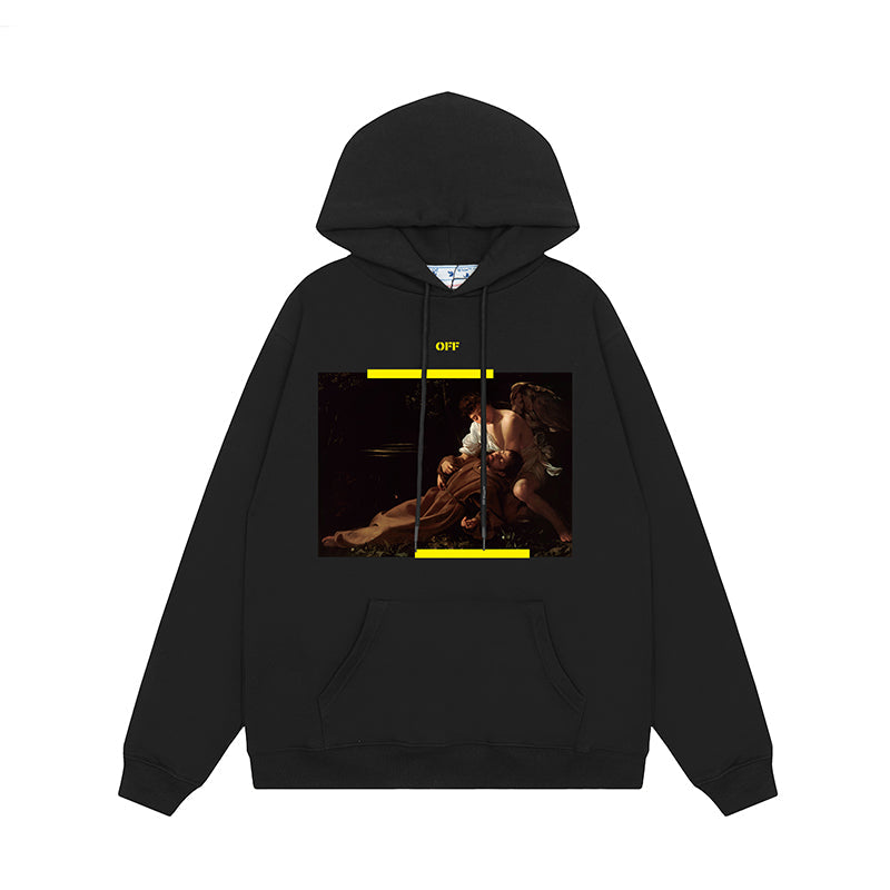 OFF WHITE Hoodie Trendy Street Style Personalized Cotton