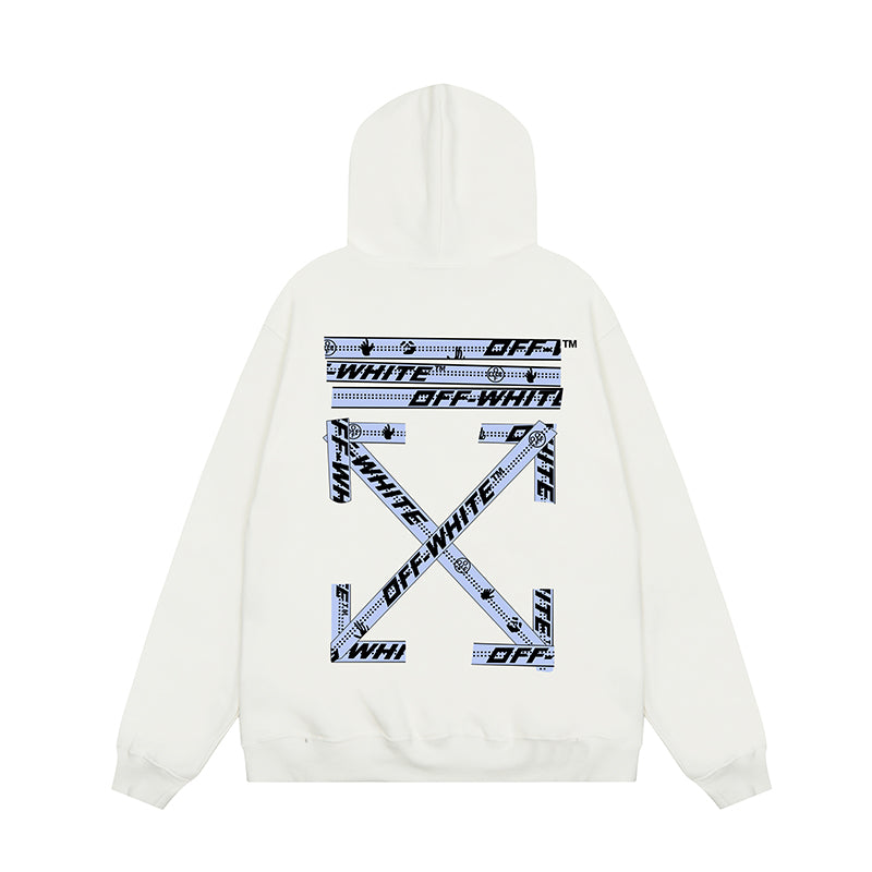 OFF WHITE Hoodie Trendy Street Style Personalized Cotton