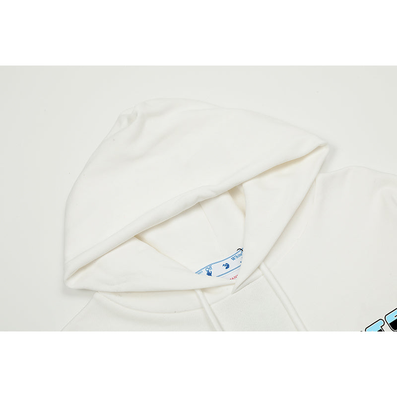 OFF WHITE Hoodie Trendy Street Style Personalized Cotton