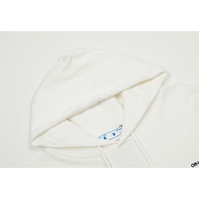OFF WHITE Hoodie Trendy Street Style Personalized Cotton