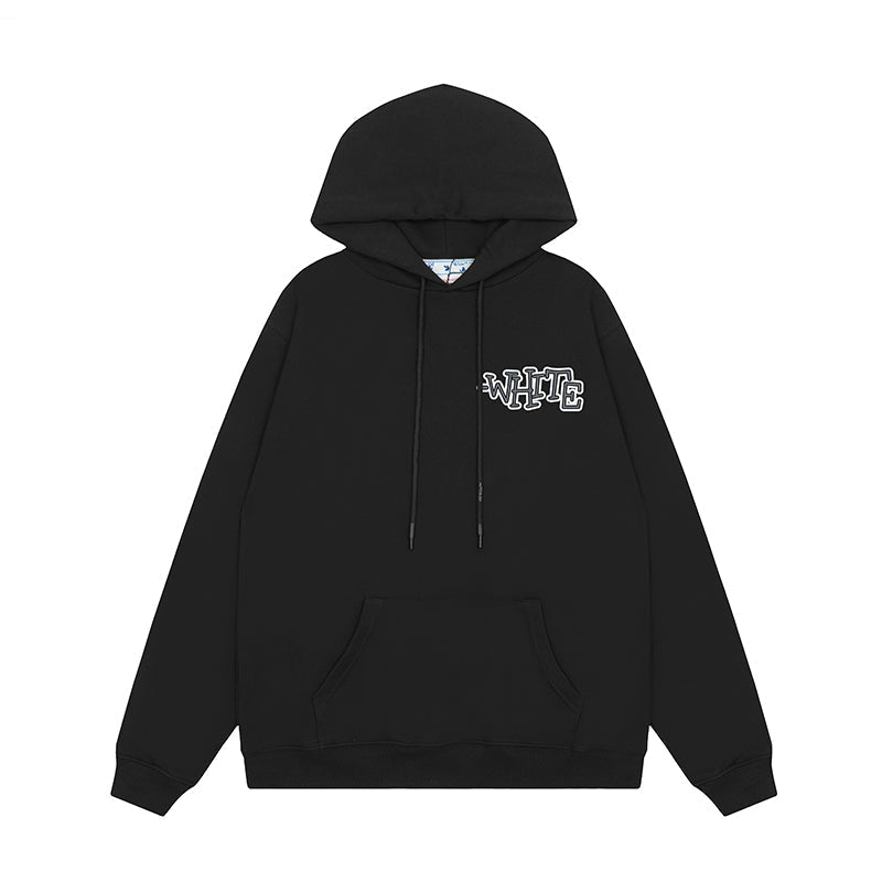 OFF WHITE Hoodie Trendy Street Style Personalized Cotton