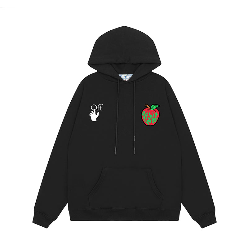 OFF WHITE Hoodie Trendy Street Style Personalized Cotton