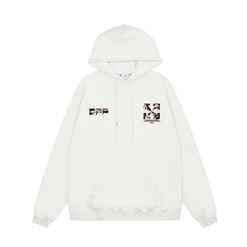 OFF WHITE Hoodie Trendy Street Style Personalized Cotton