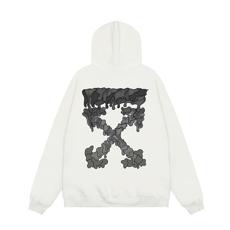 OFF WHITE Hoodie Trendy Street Style Personalized Cotton