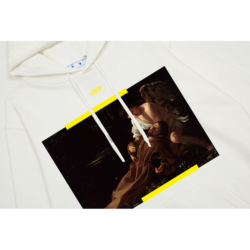 OFF WHITE Hoodie Trendy Street Style Personalized Cotton