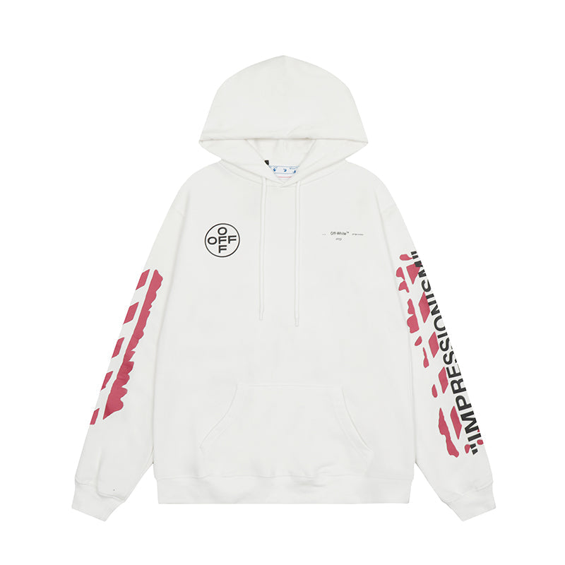 OFF WHITE Hoodie Trendy Street Style Personalized Cotton