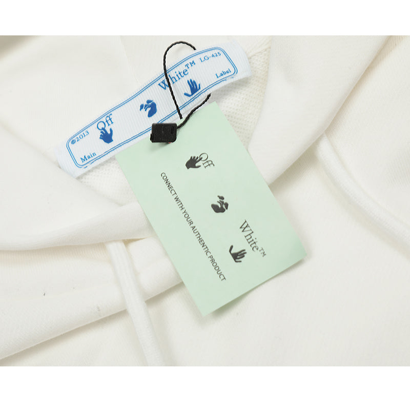 OFF WHITE Hoodie Trendy Street Style Personalized Cotton