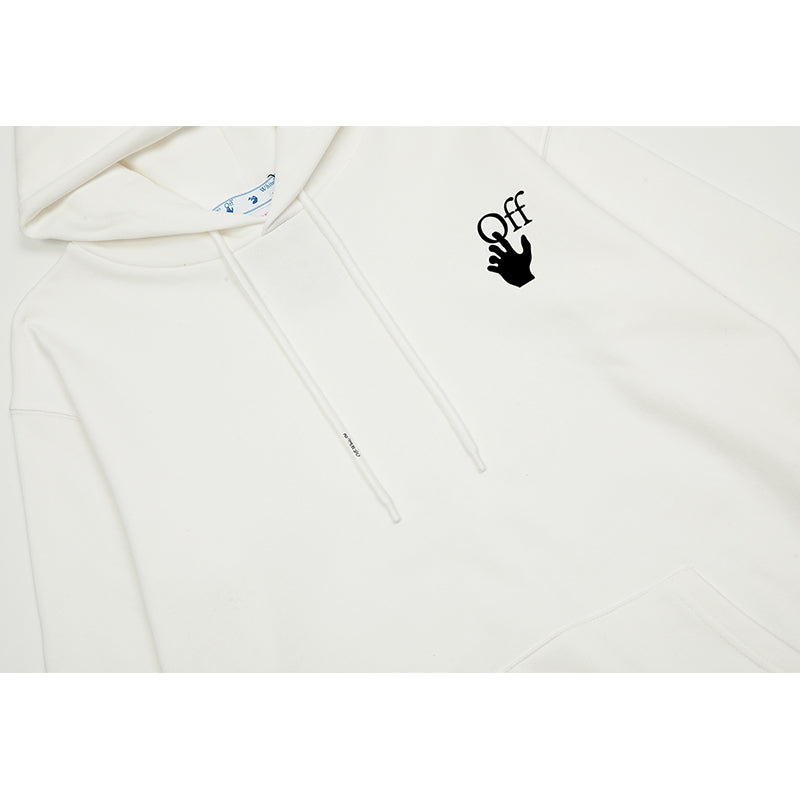 OFF WHITE Hoodie Trendy Street Style Personalized Cotton