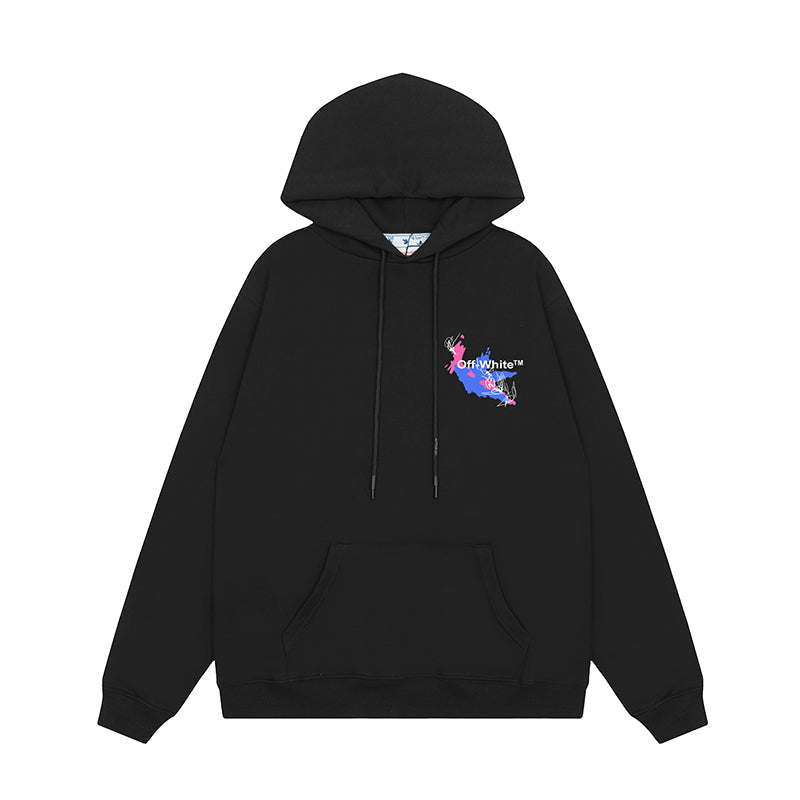 OFF WHITE Hoodie Trendy Street Style Personalized Cotton