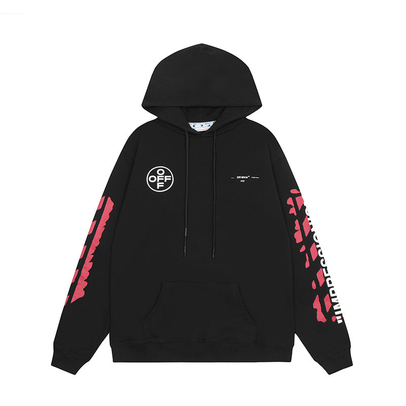 OFF WHITE Hoodie Trendy Street Style Personalized Cotton