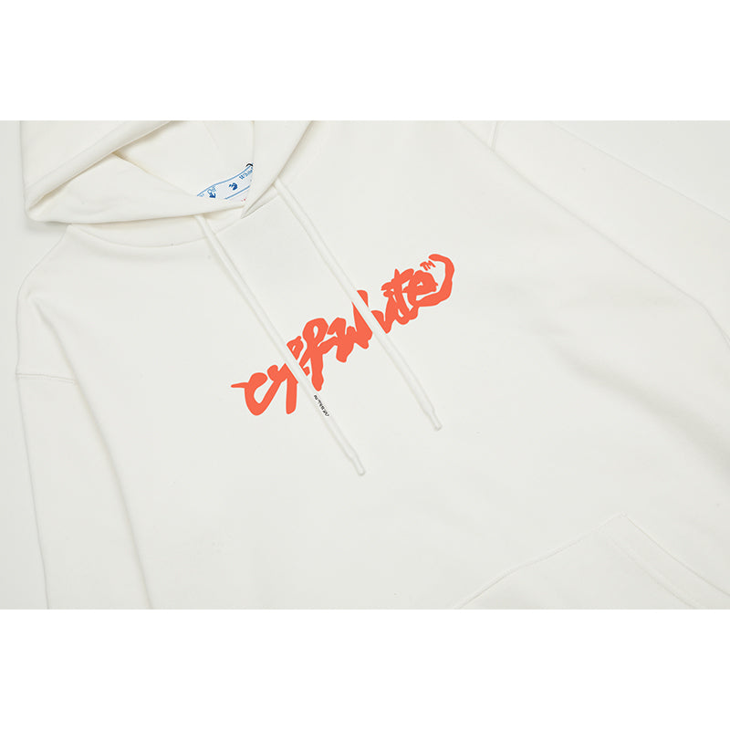 OFF WHITE Hoodie Trendy Street Style Personalized Cotton