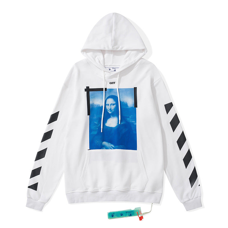 off White Hoodie Printed Loose Sweater Ow Casual Men's and Women's Hoodie Jacket