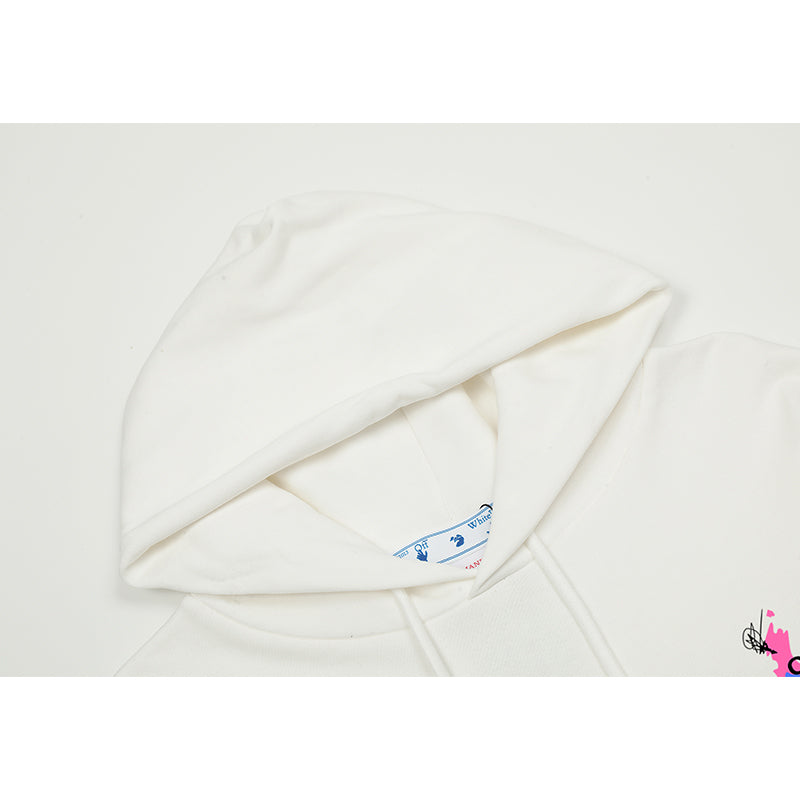 OFF WHITE Hoodie Trendy Street Style Personalized Cotton
