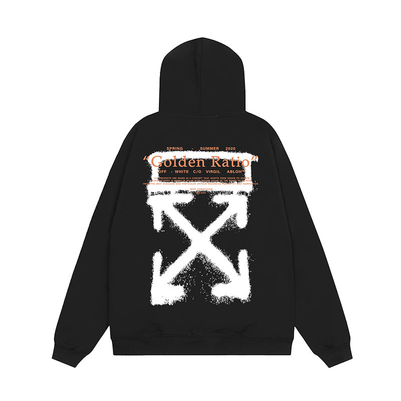 OFF WHITE Hoodie Trendy Street Style Personalized Cotton