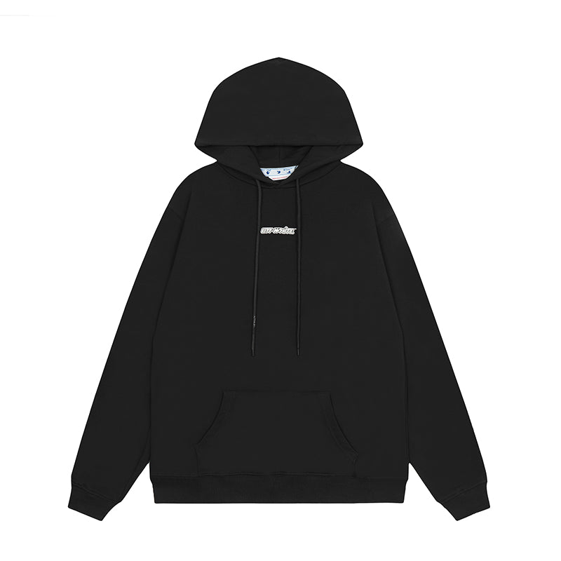 OFF WHITE Hoodie Trendy Street Style Personalized Cotton