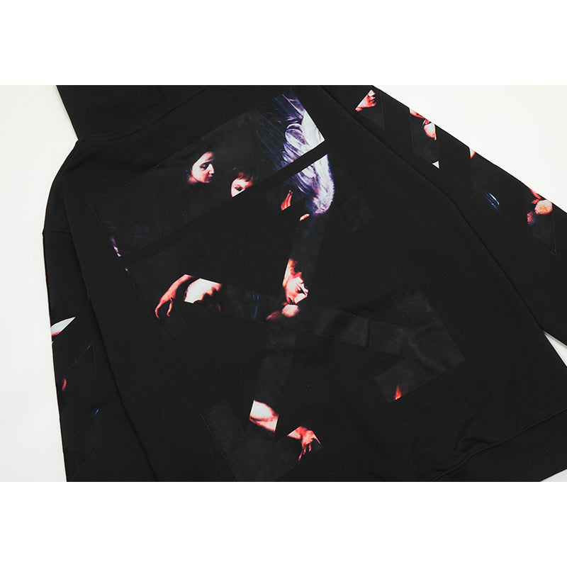 OFF WHITE Hoodie Trendy Street Style Personalized Cotton