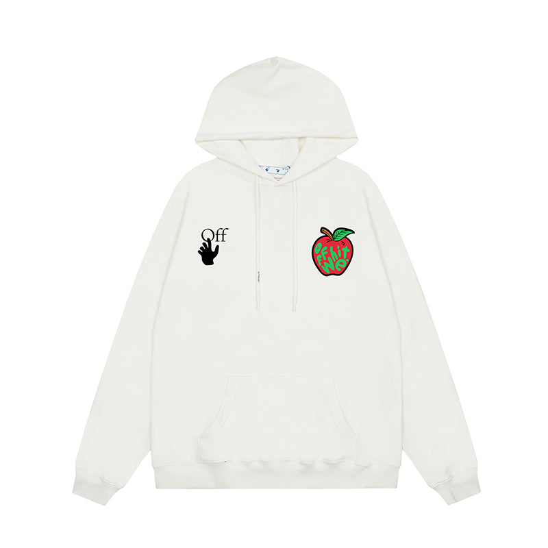 OFF WHITE Hoodie Trendy Street Style Personalized Cotton