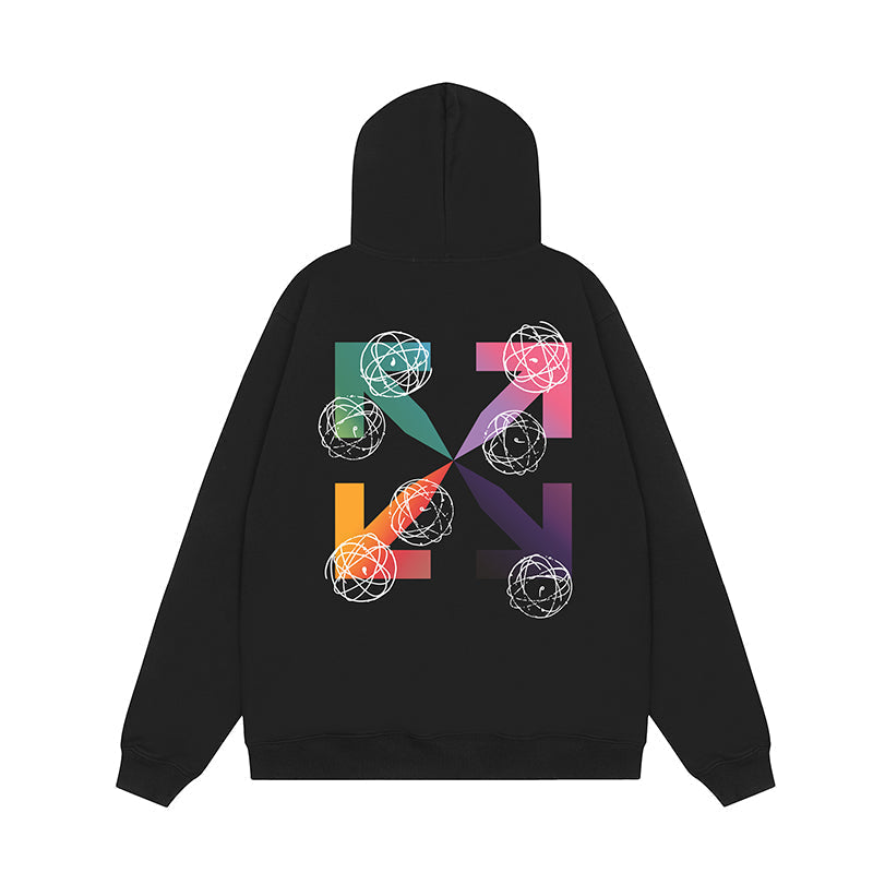 OFF WHITE Hoodie Trendy Street Style Personalized Cotton