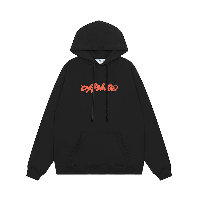OFF WHITE Hoodie Trendy Street Style Personalized Cotton