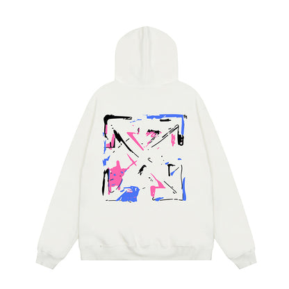 OFF WHITE Hoodie Trendy Street Style Personalized Cotton