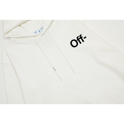 OFF WHITE Hoodie Trendy Street Style Personalized Cotton