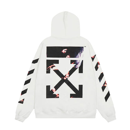 OFF WHITE Hoodie Trendy Street Style Personalized Cotton