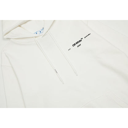 OFF WHITE Hoodie Trendy Street Style Personalized Cotton