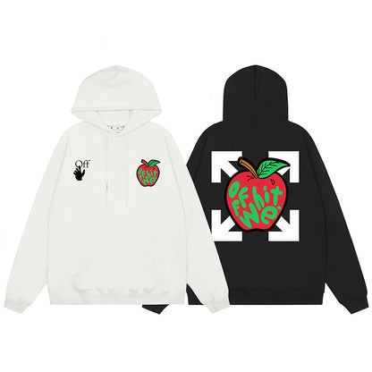 OFF WHITE Hoodie Trendy Street Style Personalized Cotton