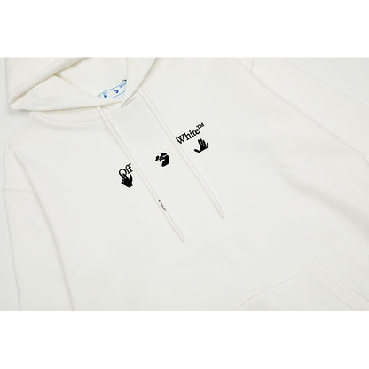 OFF WHITE Hoodie Trendy Street Style Personalized Cotton