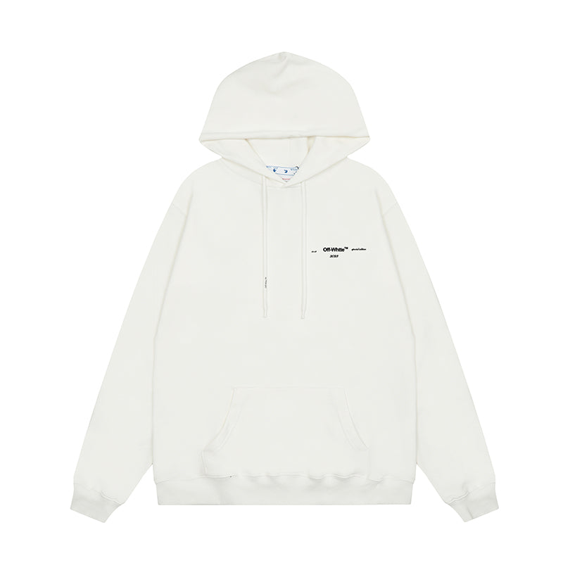 OFF WHITE Hoodie Trendy Street Style Personalized Cotton
