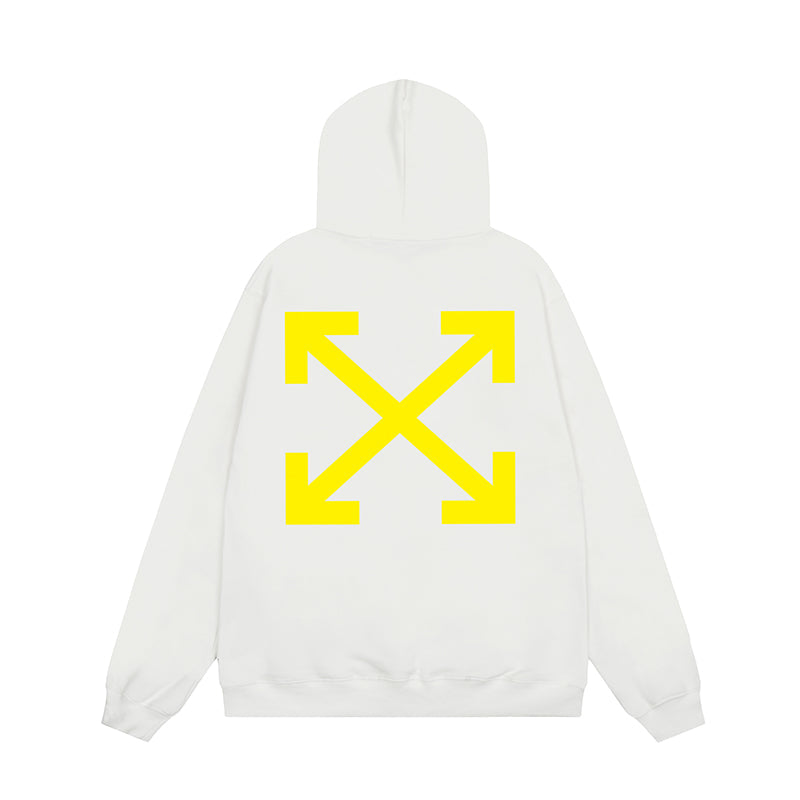 OFF WHITE Hoodie Trendy Street Style Personalized Cotton