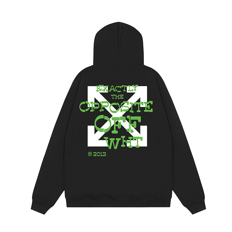 OFF WHITE Hoodie Trendy Street Style Personalized Cotton