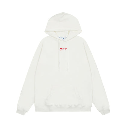 OFF WHITE Hoodie Trendy Street Style Personalized Cotton