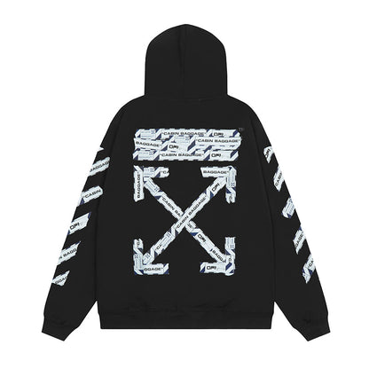 OFF WHITE Hoodie Trendy Street Style Personalized Cotton