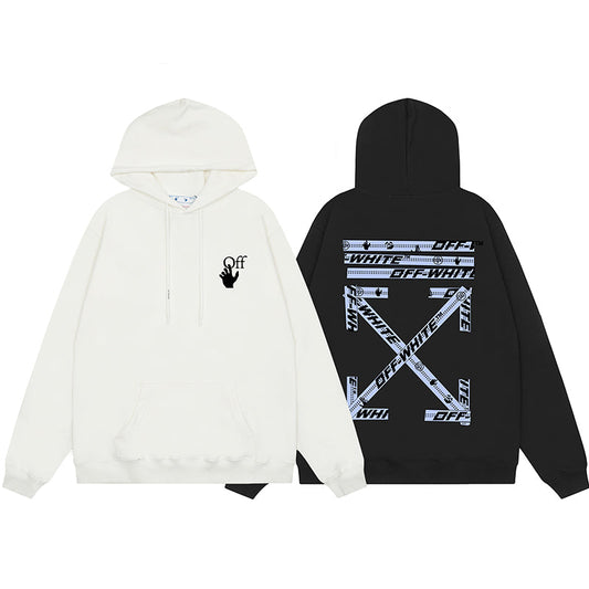 OFF WHITE Hoodie Trendy Street Style Personalized Cotton