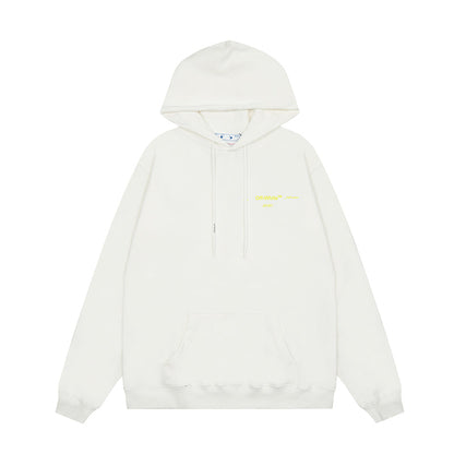 OFF WHITE Hoodie Trendy Street Style Personalized Cotton
