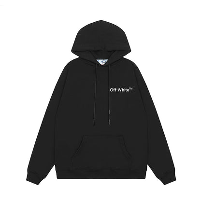 OFF WHITE Hoodie Trendy Street Style Personalized Cotton