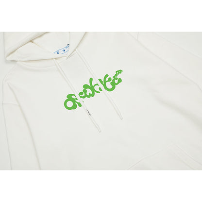 OFF WHITE Hoodie Trendy Street Style Personalized Cotton