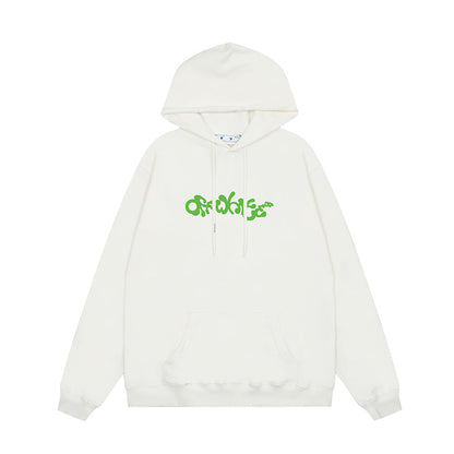 OFF WHITE Hoodie Trendy Street Style Personalized Cotton