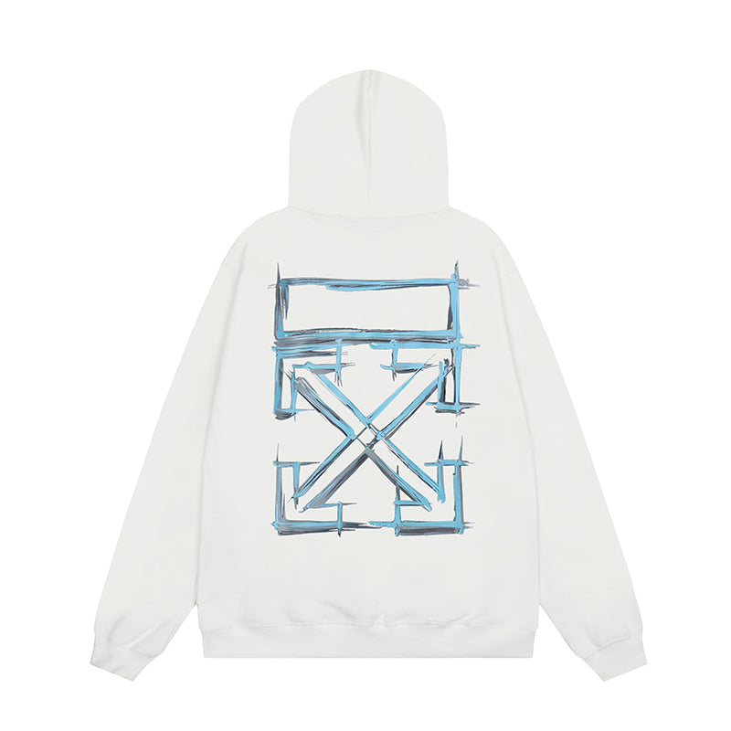 OFF WHITE Hoodie Trendy Street Style Personalized Cotton