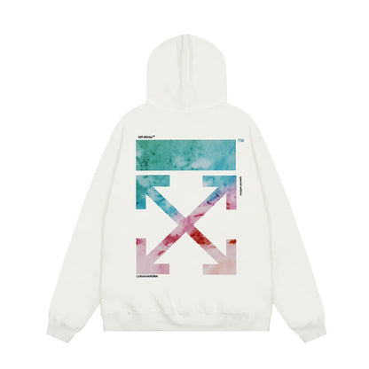 OFF WHITE Hoodie Trendy Street Style Personalized Cotton