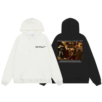 OFF WHITE Hoodie Trendy Street Style Personalized Cotton