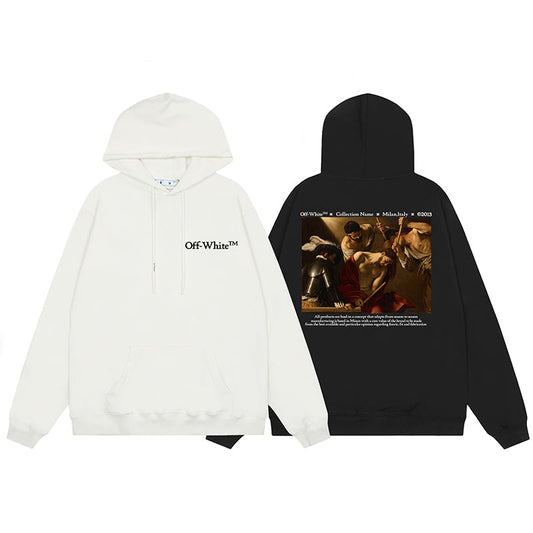 OFF WHITE Hoodie Trendy Street Style Personalized Cotton