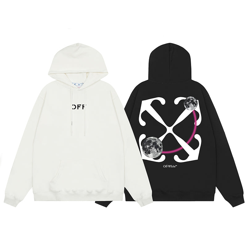 OFF WHITE Hoodie Trendy Street Style Personalized Cotton