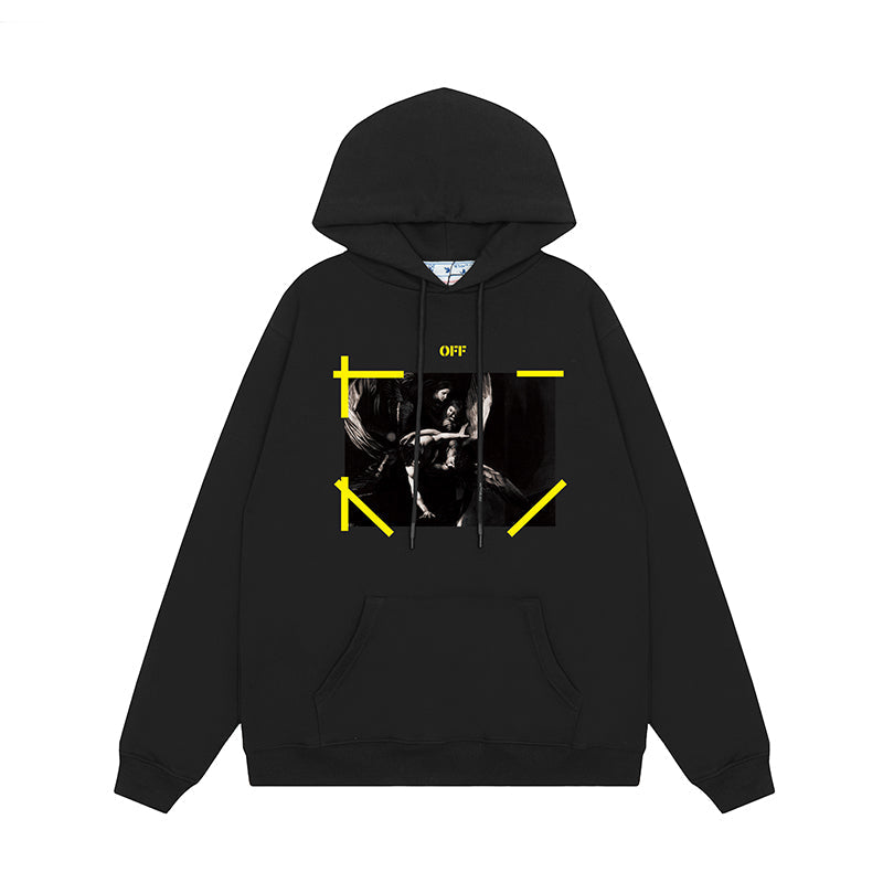 OFF WHITE Hoodie Trendy Street Style Personalized Cotton