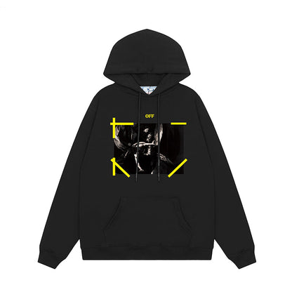 OFF WHITE Hoodie Trendy Street Style Personalized Cotton