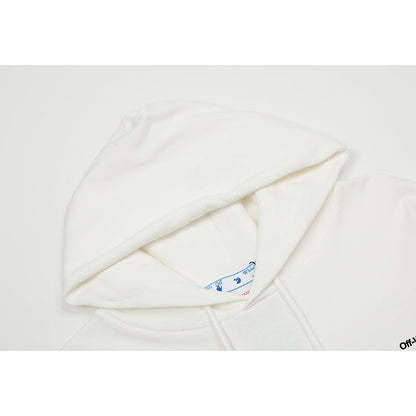 OFF WHITE Hoodie Trendy Street Style Personalized Cotton