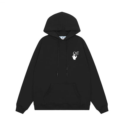 OFF WHITE Hoodie Trendy Street Style Personalized Cotton