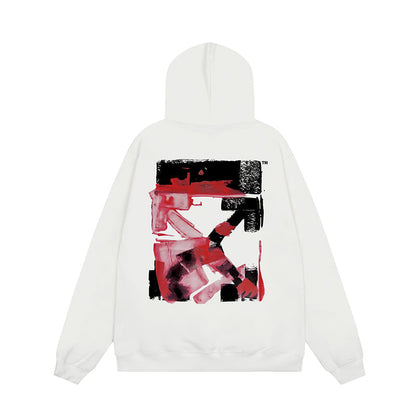 OFF WHITE Hoodie Trendy Street Style Personalized Cotton