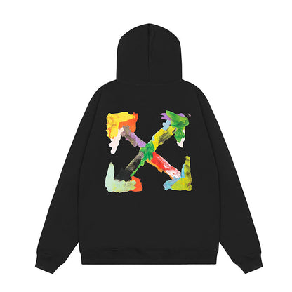 OFF WHITE Hoodie Trendy Street Style Personalized Cotton